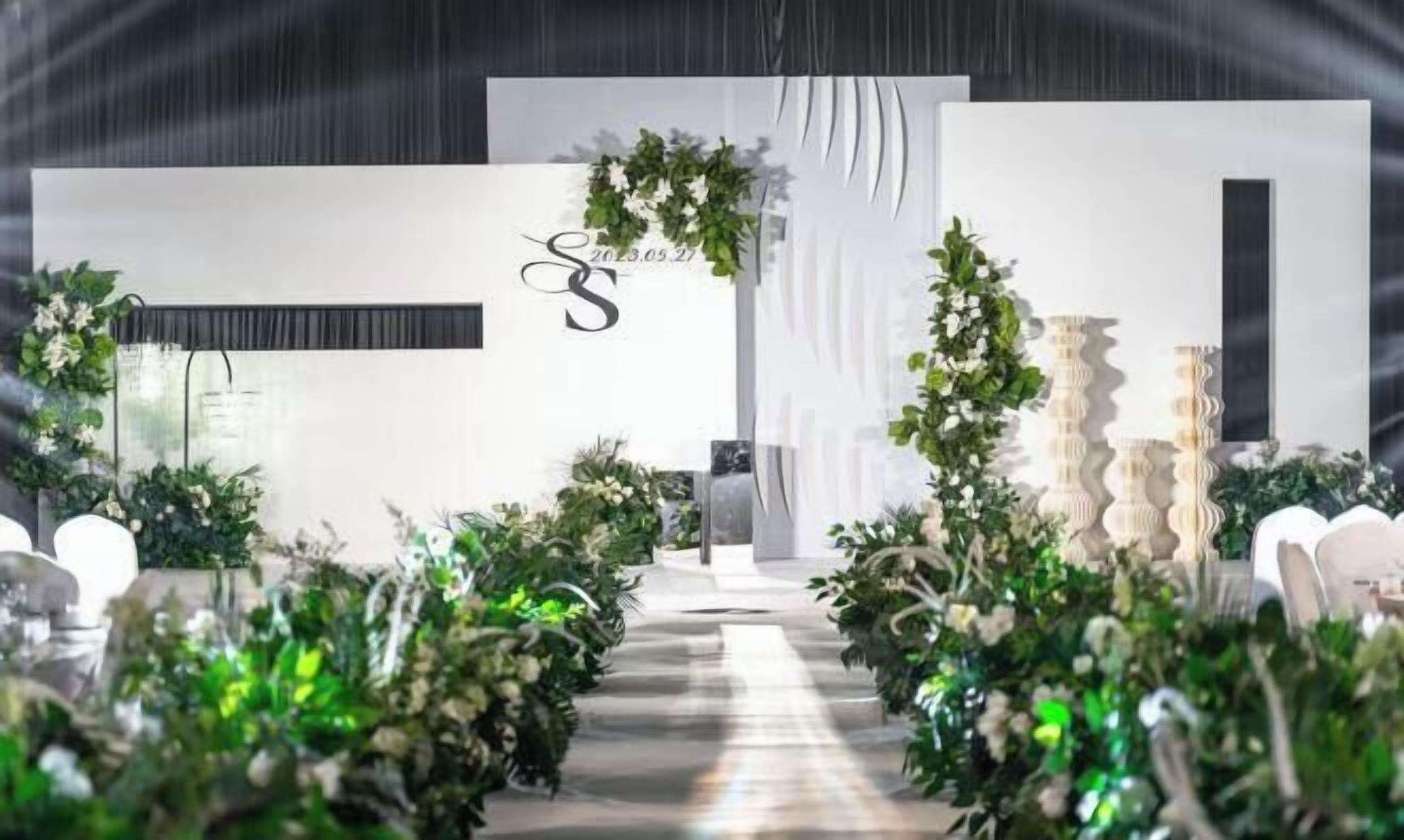 Indoor wedding