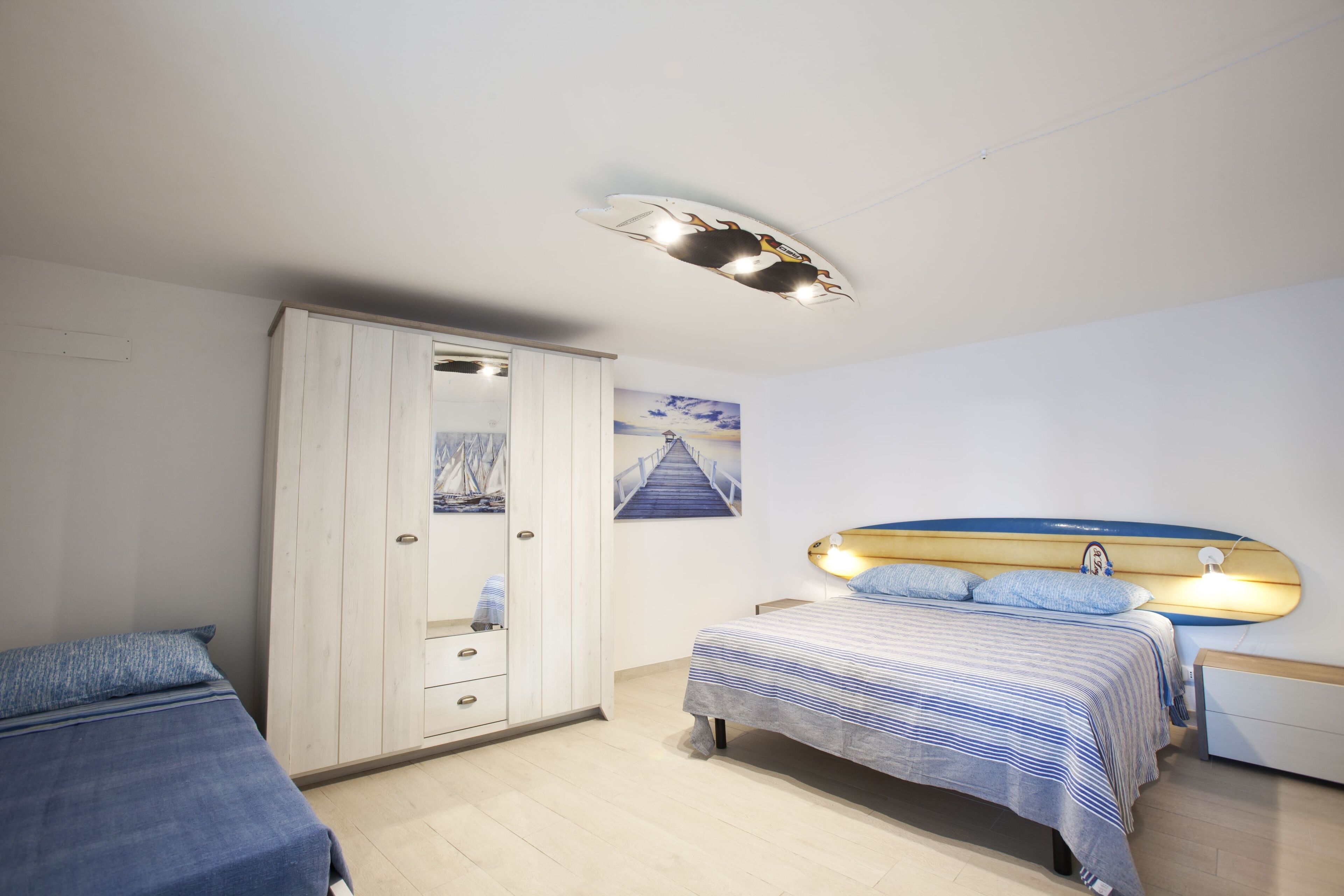 2 bedrooms, iron/ironing board, travel crib, free WiFi