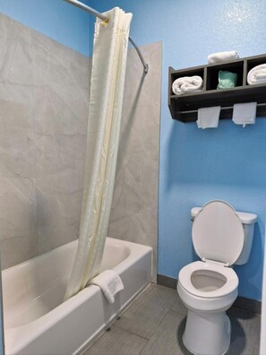 Free toiletries, towels
