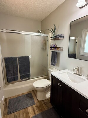 Hair dryer, towels, soap, shampoo - Family Friendly Cozy Mountain Getaway close to RMNP! (Estes Park)