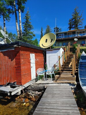 Terrace/patio - Charming 2-bedroom on Cluculz Lake. (Vanderhoof)