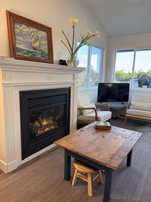 TV, fireplace, books, printers - Oceanview Child & Dog Friendly House w/Fire Pit & Bocce Ball (Bodega Bay)