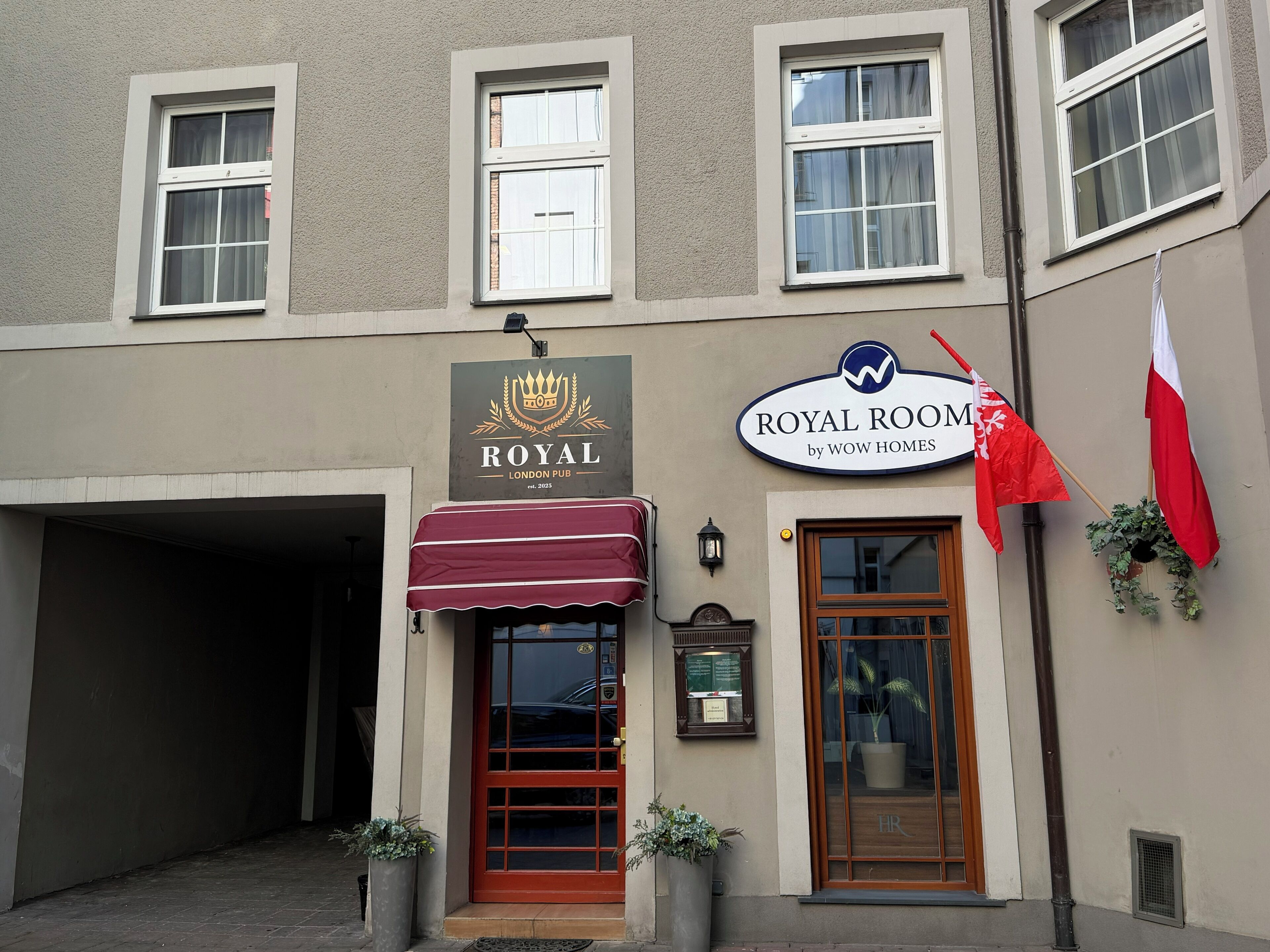 Fassade der Unterkunft