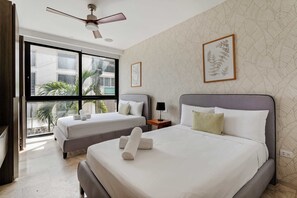 2 bedrooms, desk, iron/ironing board, free WiFi