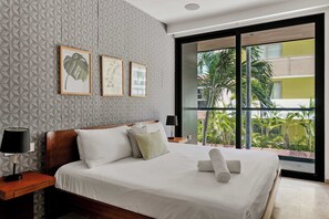 A bedroom designed for peaceful nights.