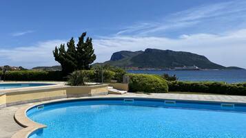 Una piscina riscaldata