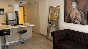 Leilighet – deluxe, 1 dobbeltseng med sovesofa, ikke-røyk, byutsikt