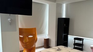 Leilighet – deluxe, 1 dobbeltseng med sovesofa, ikke-røyk, byutsikt
