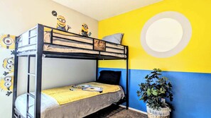 3 bedrooms, iron/ironing board, travel crib, free WiFi