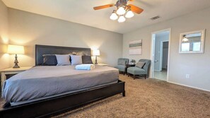 3 bedrooms, iron/ironing board, travel crib, free WiFi