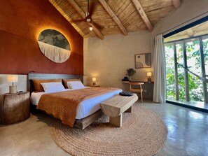 2 bedrooms, desk, iron/ironing board, free WiFi - Moon Shape Villa with 360-degree  Mountain Views (Matapalo)