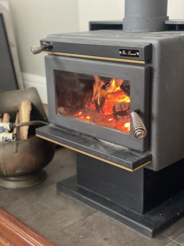 Fireplace - Carisbrook Cottage is a beautiful, cosy, pet friendly home 2 blocks from the CBD (Armidale)