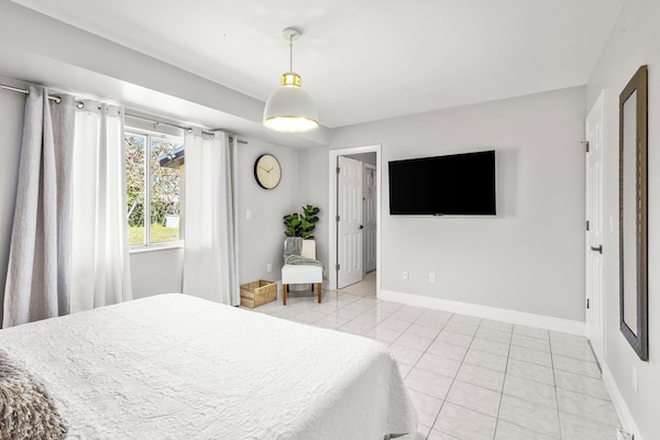 3 chambres, fer et planche Ă repasser, Wi-Fi gratuit, draps fournis