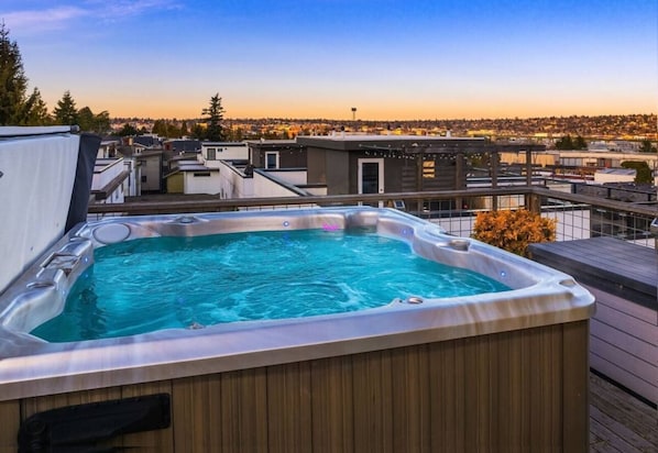 Bain à remous extérieur