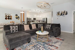 Smart TV, video games, DVD player, books