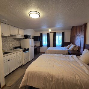 1 غرفة نوم وواي فاي وملاءات أسرّة