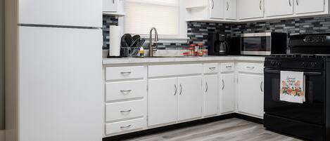 Microwave, oven, stovetop