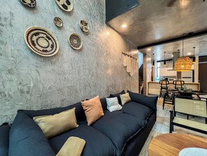Living area - Modern Urban Villa with Private Pool in Exclusive Tulum Area (Tulum)