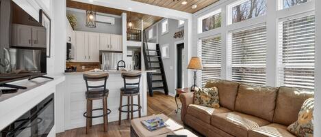 スマートテレビ、暖炉