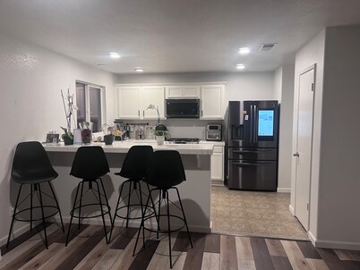 Quiet 1-bedroom in house with Wi-Fi in quiet Stockton neighborhood.
