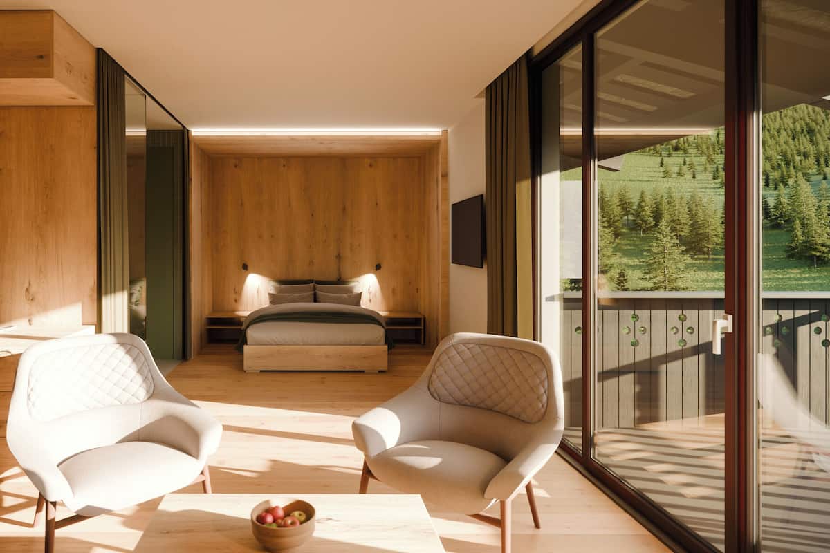 Deluxe Suite, Balcony, Mountain View | 1 bedroom, in-room safe, desk, laptop workspace