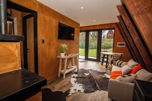 En 50-tommers smart-TV med Parabol-TV
