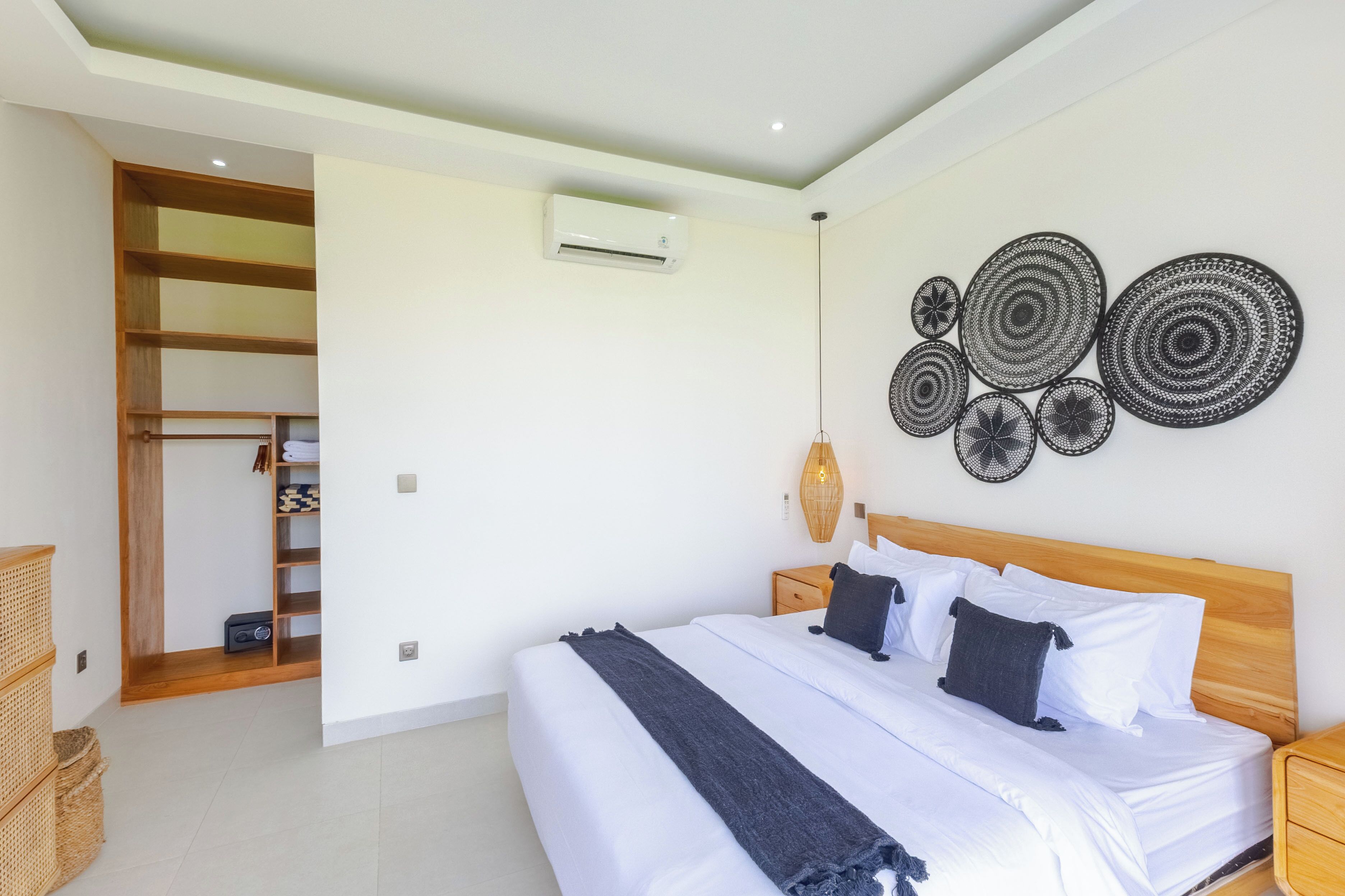Decoración personalizada, wifi gratis y ropa de cama 