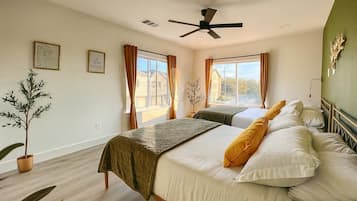 3 soverom, strykejern/-brett, reiseseng for barn og wi-fi