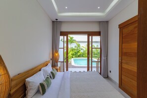 Comfort-Villa, Poolblick | Kostenloses WLAN