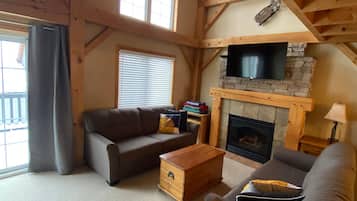 TV connectée, cheminée