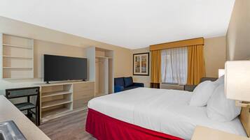 Desk, WiFi (free), bed sheets