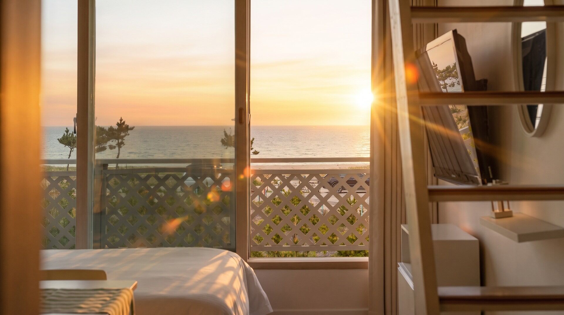 Quarto básico, 2 quartos (205 (Ocean View / DOGS ONLY)) | 1 quarto, Wi-Fi de cortesia