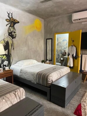 In-room safe, desk, laptop workspace, blackout drapes