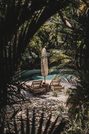 Bungalow Confort, vue jardin | Vue sur le jardin