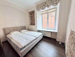 Lyxlägenhet - icke-rökare - utsikt mot staden | Strykjärn/strykbräda och gratis wi-fi