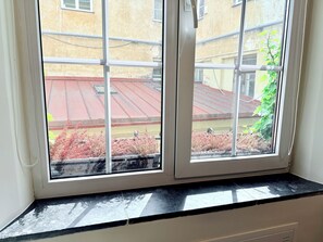 Luxury Apartment, Non Smoking, City View | Private kitchen | Full-size fridge, microwave, stovetop, cookware/dishes/utensils - Pilies8 Luxury Vilnius Apartment (Vilnius)