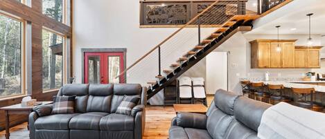 TV connectée, cheminée, baby-foot