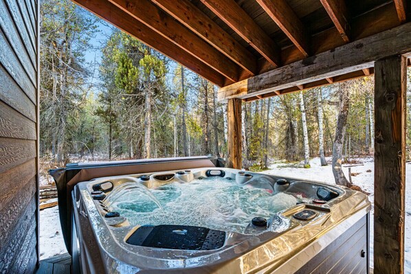 Bain à remous extérieur