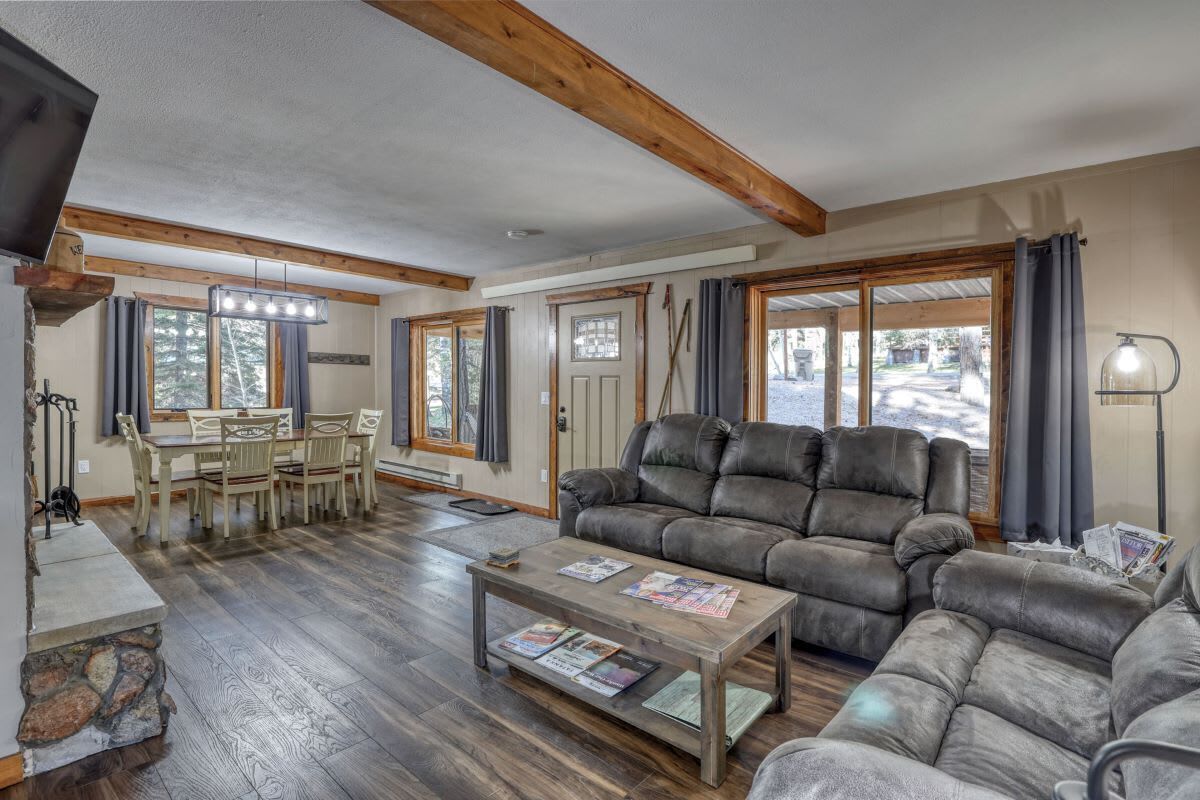 TV connectée, cheminée