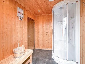 Shower, hair dryer