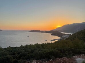 Apartamento básico, balcón, vistas al mar | Terraza o patio