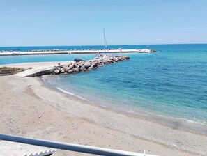 On the beach - Βright and stylish apartment in Panormo Village [Rethymno, Crete] (Panormos)