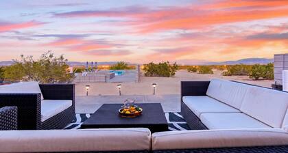 Sky Ranch Noir | Luxe Desert Compound with Pool, Sauna & Stargazing
