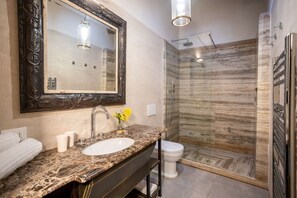 Shower, hair dryer