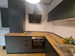 Superior Apartment, Balcony | Private kitchen