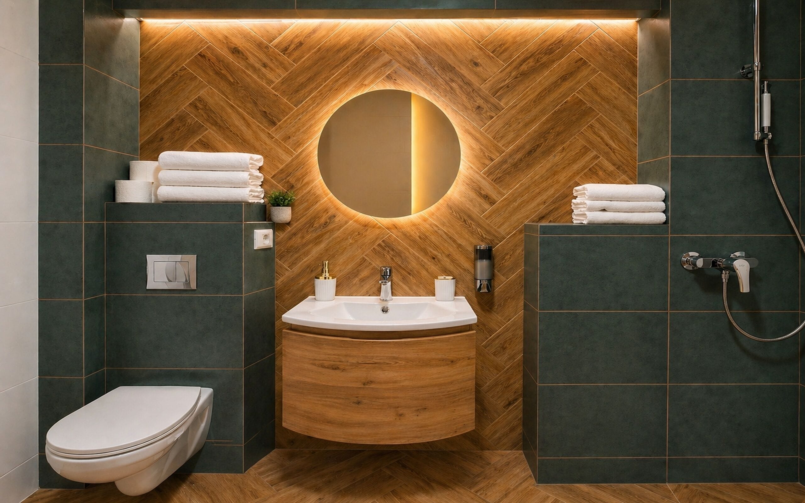 Family Apartment, Balcony | Bathroom | Shower, hair dryer, towels, soap