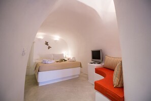 Deluxe-huvila, patio, merinäköala | Sisätilat