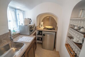 舒適套房, 露台, 海景 | 私人廚房