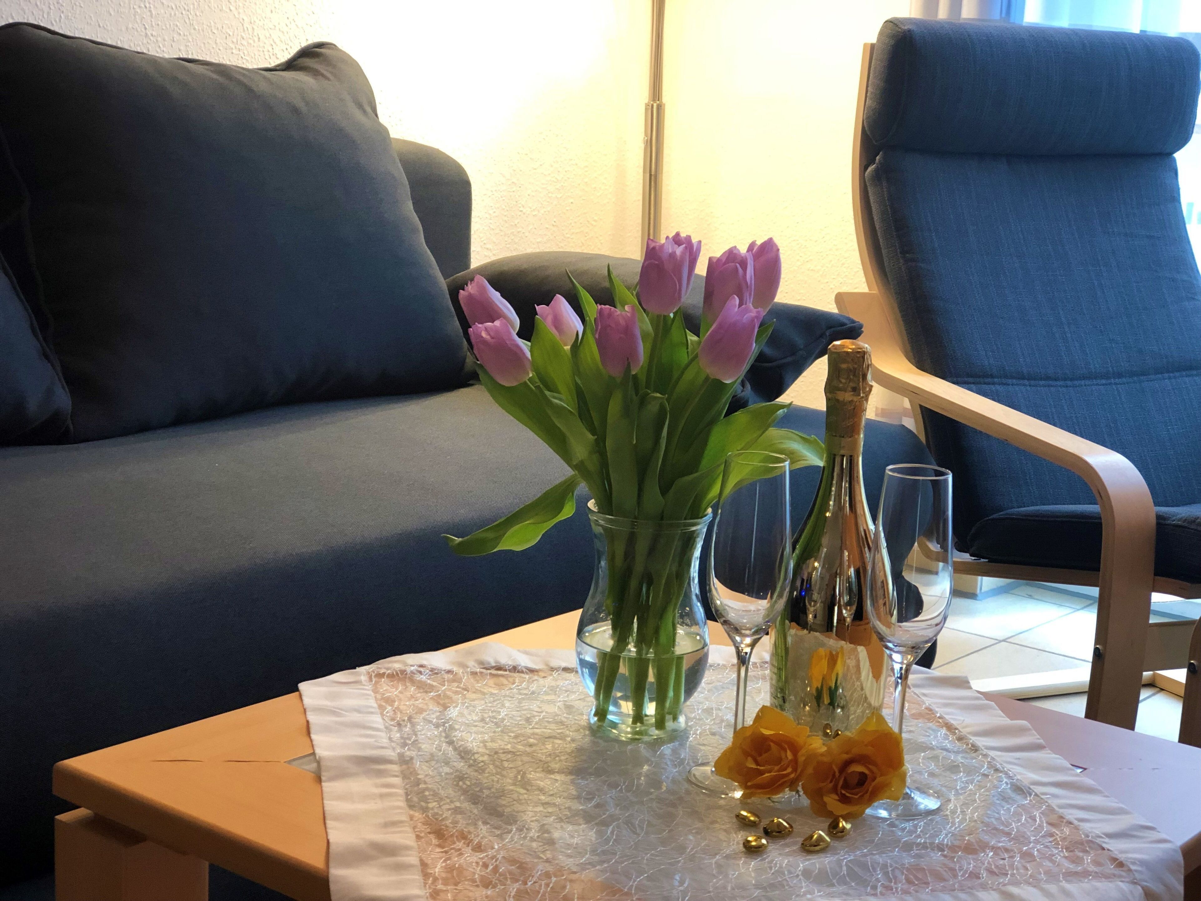 Wohnzimmer Couchecke mit Fernsehsessel