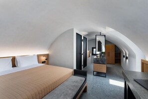 Dome Suite with Hot Tub and Sea View | 1 室のベッドルーム、セーフティボックス (室内)、WiFi (無料)